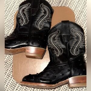 Authentic real leather Toddler Boy Cowboy Boots